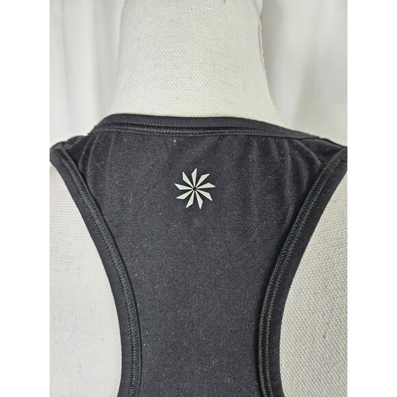 Athleta Women's Tank Top Shirt Multicolor Stripe Stretch Scoop Neck size M - Picture 6 of 11